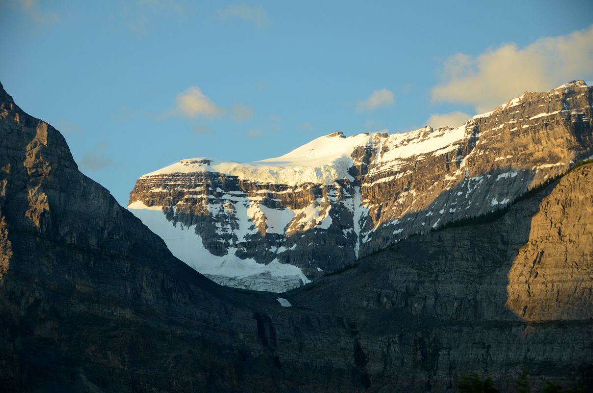 10 Popes Peak At Sunrise From Trans Canada Highway Just After Leaving Lake Louise For Yoho